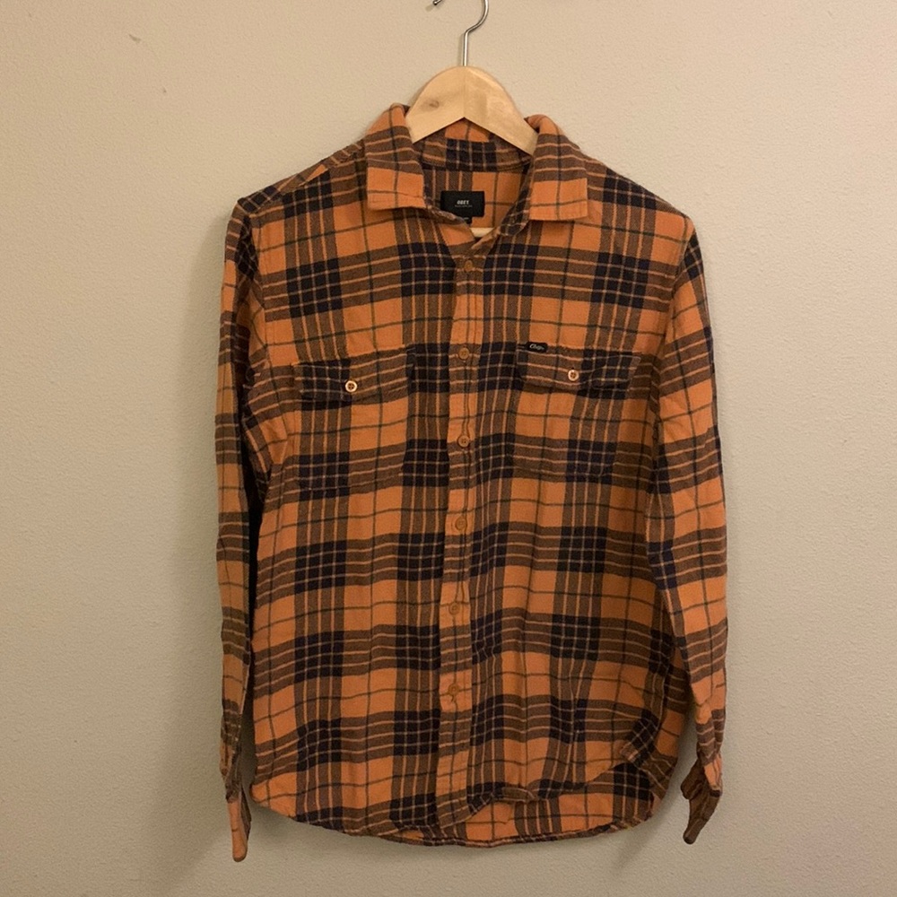 Obey Flannel button up shirt